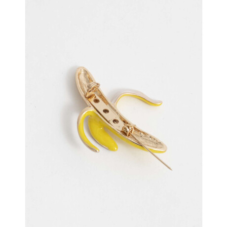 Prendedor Banana Dorado Dorado