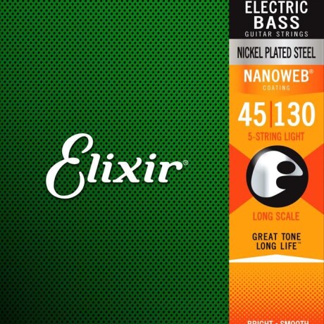 ENCORDADO BAJO ELIXIR NANOWEB 045-130 LIGHT 5 STR. ENCORDADO BAJO ELIXIR NANOWEB 045-130 LIGHT 5 STR.