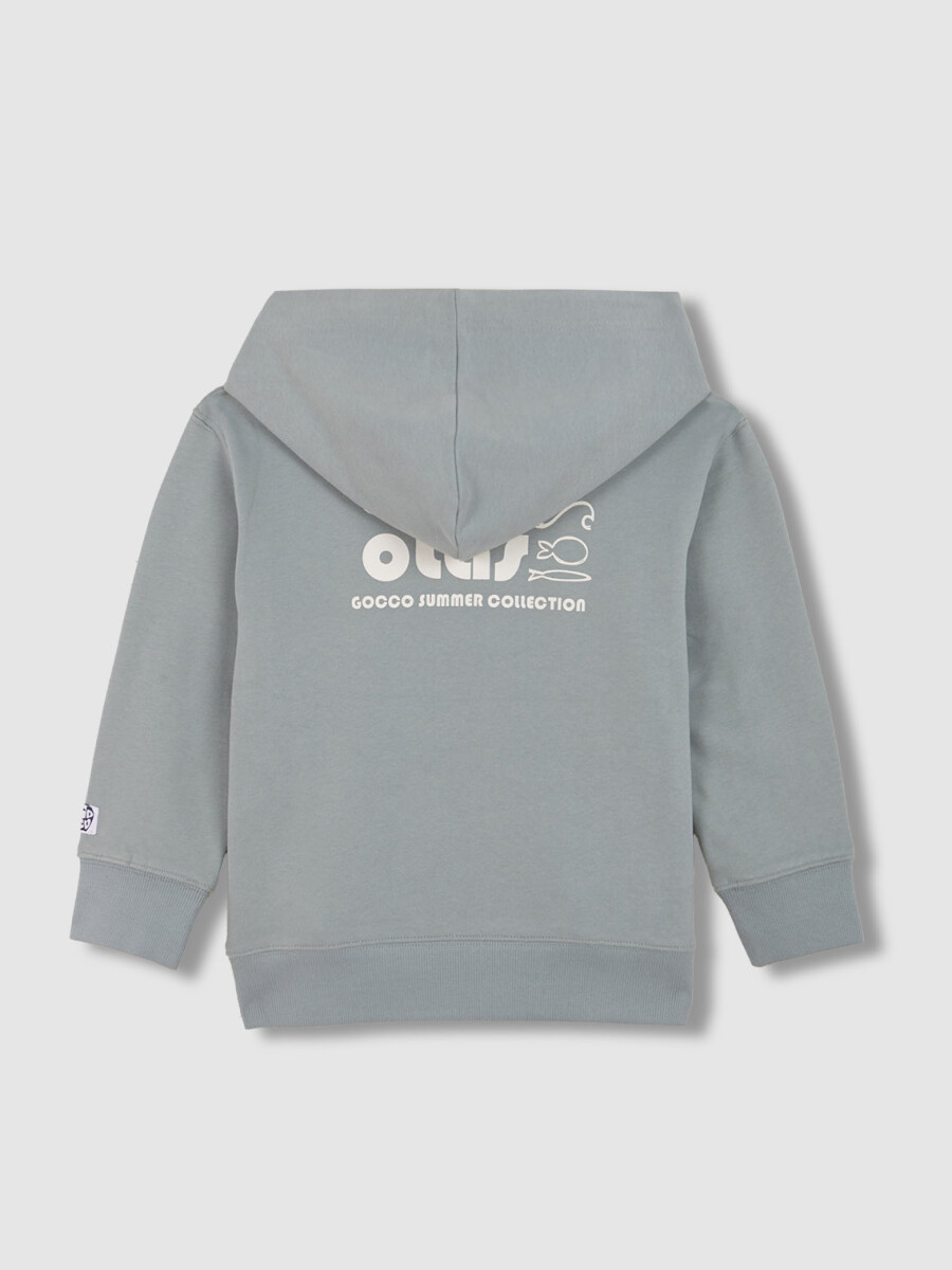 Sudadera Con Capucha Azul