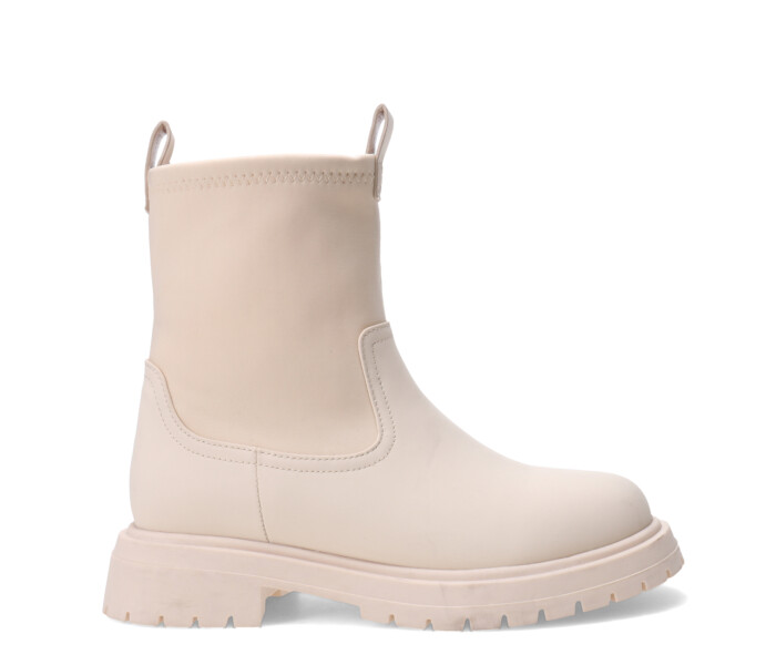 Bota SITKA con simil cuero elastizado Beige