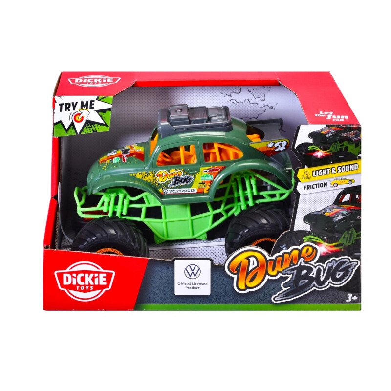 Auto monstruo Volkswagen Luz y sonido Dune Bug Dickie Toys Auto monstruo Volkswagen Luz y sonido Dune Bug Dickie Toys