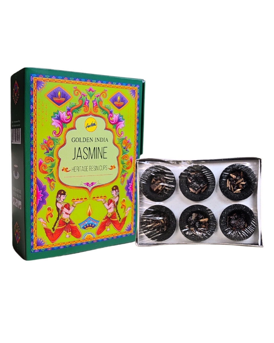 CARBÓN CON RESINA SREE VANI X3 - Jazmín 