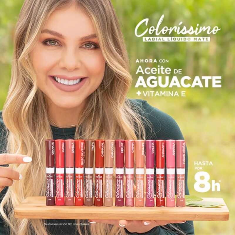 Labial Líquido Vogue Colorissimo Arequip 1 U Labial Líquido Vogue Colorissimo Arequip 1 U