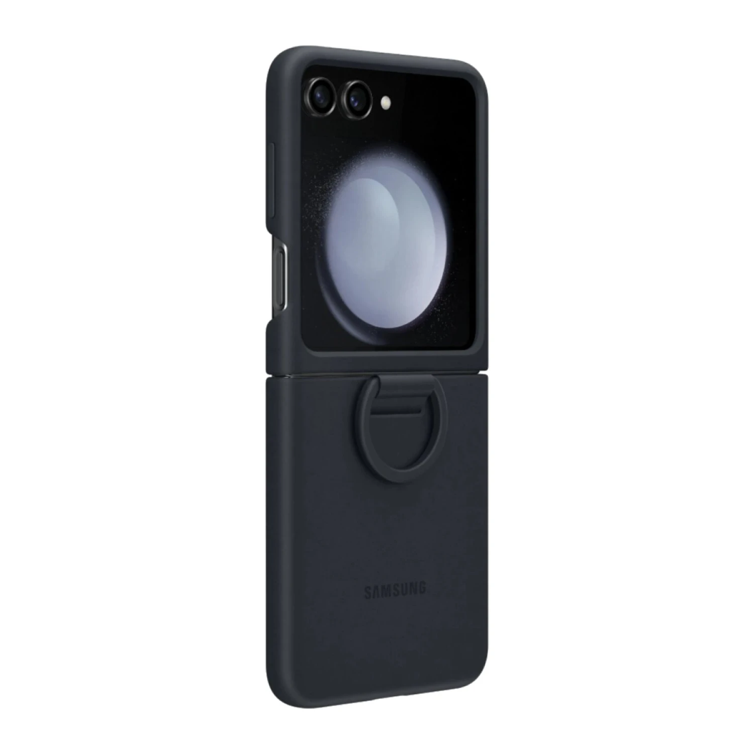 Funda Samsung Silicone Case con Anillo para Galaxy Z Flip5