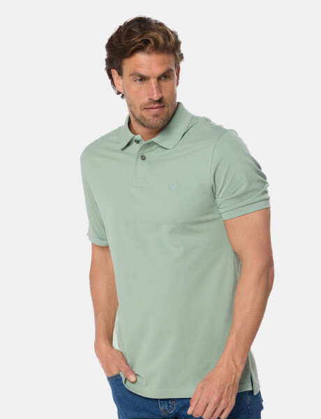 REMERA POLO PIQUE LISA Verde