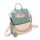Mochila Para Dama De Lona Moderna Comoda y Resistente Verde