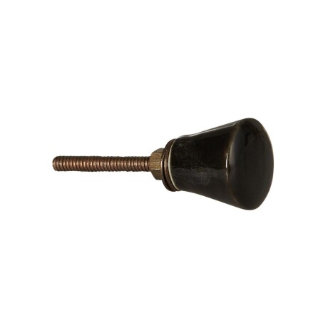 TIRADOR CERÁMICA CERAMICA NEGRO 0582