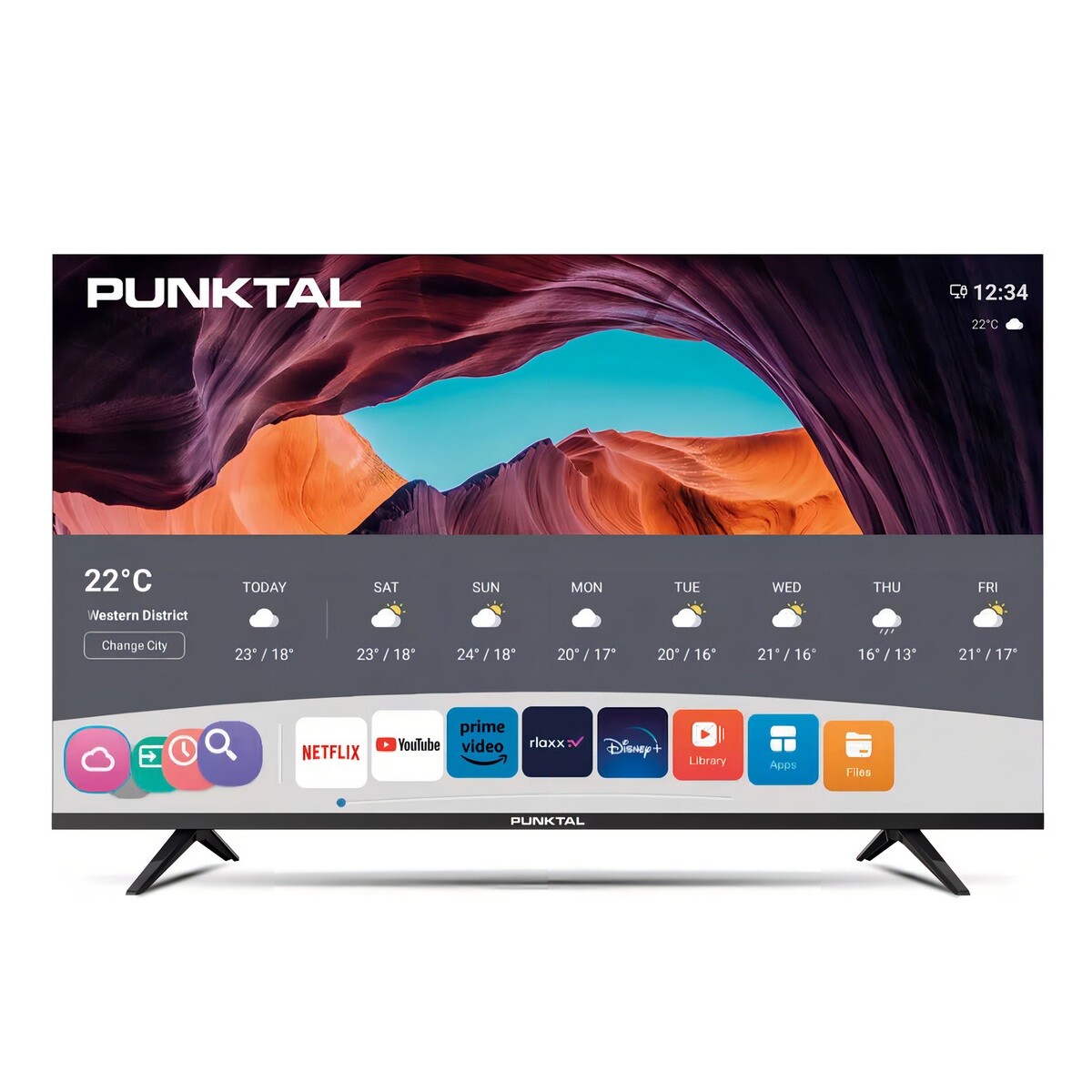 Televisor Led Smart Tv 50 Punktal Pk-50 Wos 4k Bluetooth 