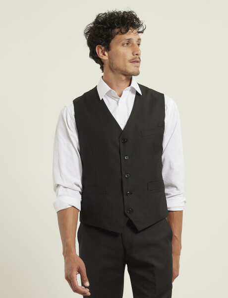 470699 CHALECO VESTIR HARRINGTON LABEL Negro