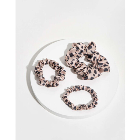 Set De 3 Skunzies De Diferentes Tamaños Estampado animal print