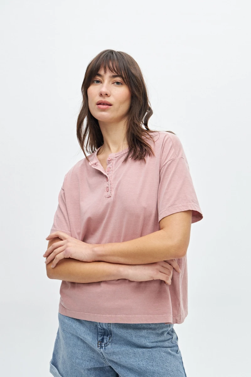 Remera básica Joss - Burgundy 