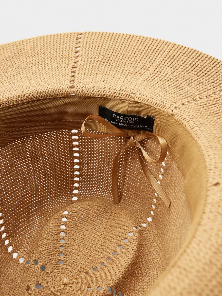 Sombrero De Punto Con Detalle De Cuentas multicolor