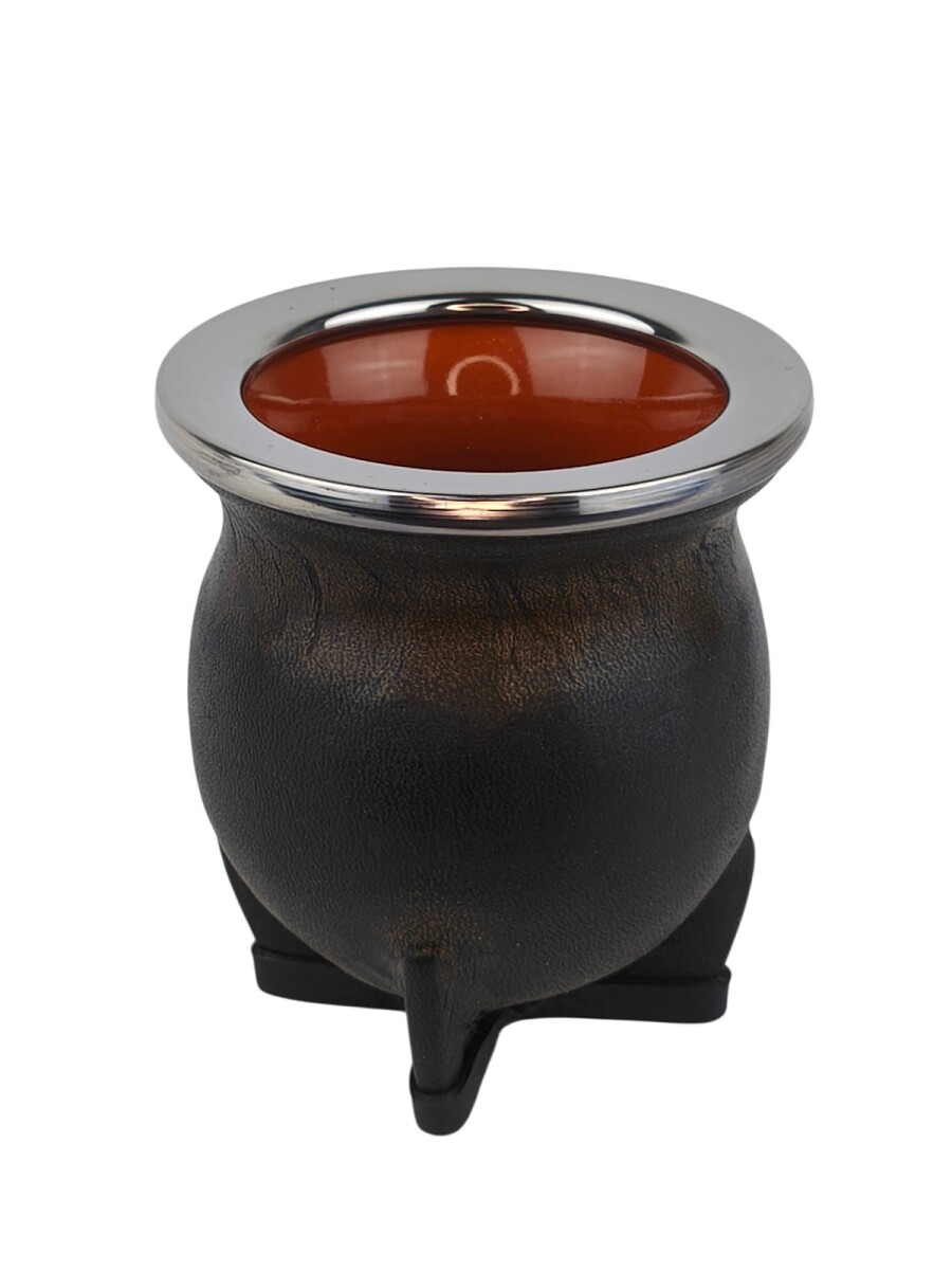 Mate ceramica florero - Negro 