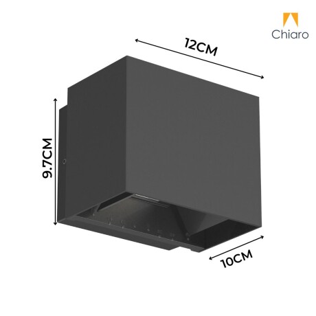 Spot aplique CUBO UNIDIRECCIONAL LED ángulo regulable IP65 Spot aplique CUBO UNIDIRECCIONAL LED ángulo regulable IP65