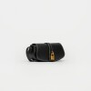 Mini Bag Celina en Efecto Cuero Liso Negro