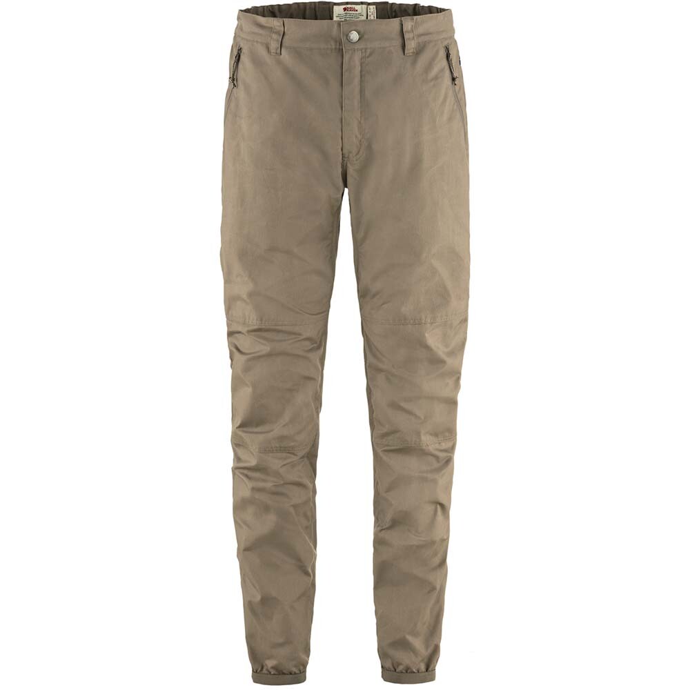 Pantalón Fjallraven Vardag Trousers Hombre Suede Brown