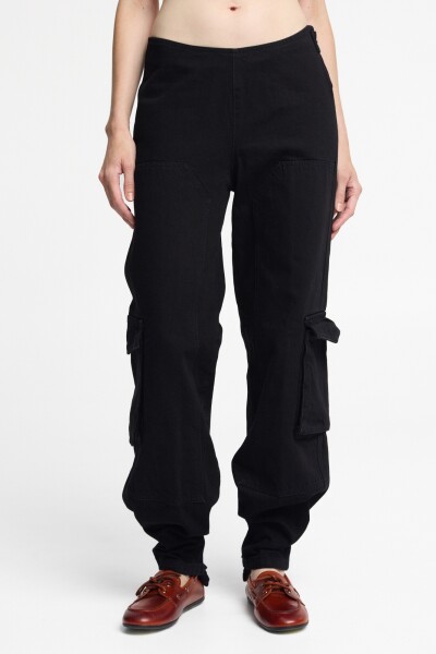 PANTALON CARGO Negro