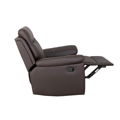 RECLINER 1 CUERPO SIMIL-CUERO MARRON LEXUS