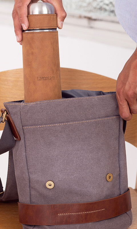 MATERA -MORRAL FUJI CANVAS GRIS