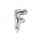 Letra Inflable Plateada F