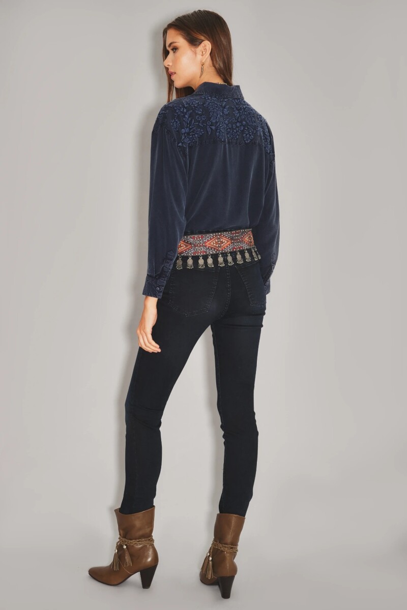 Jean Kate Blue Black Azul