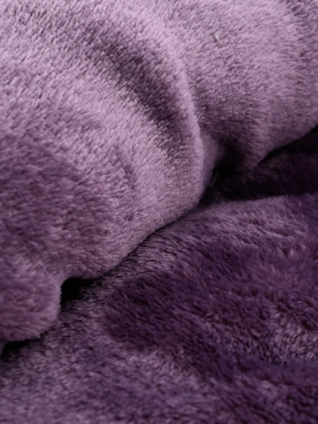 MANTA FLANNEL LISA 2 PLAZAS PURPURA