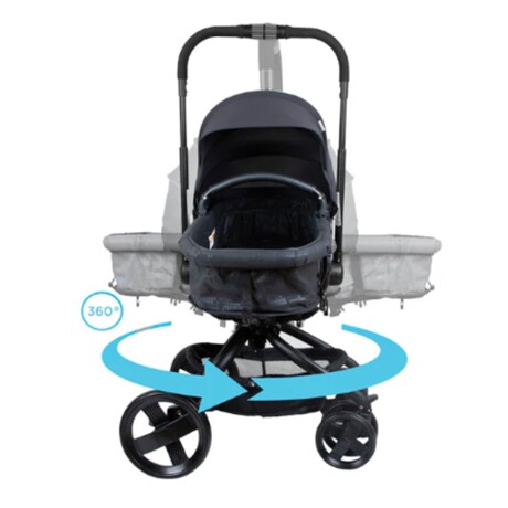 Coche travel system para bebé I-Giro INFANTI Negro