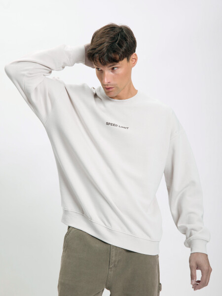 Buzo deportivo oversize Gris Claro