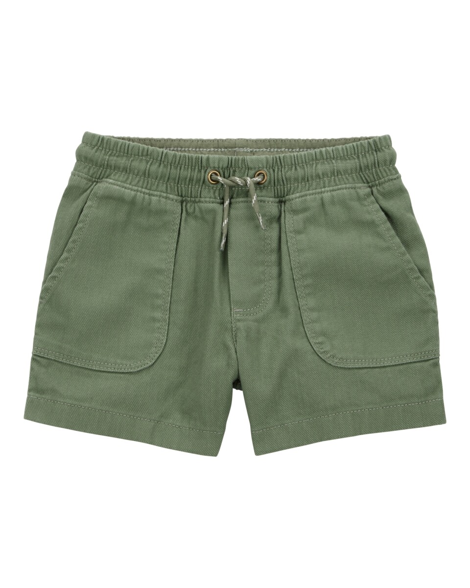 Short de algodón, oliva 