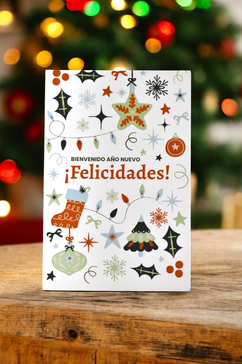 Tarjeta navidad 10x15 cm - DISEÑO 19 