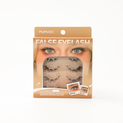 PESTAÑAS POSTIZAS FOX-EYE (4 PARES) PESTAÑAS POSTIZAS FOX-EYE (4 PARES)
