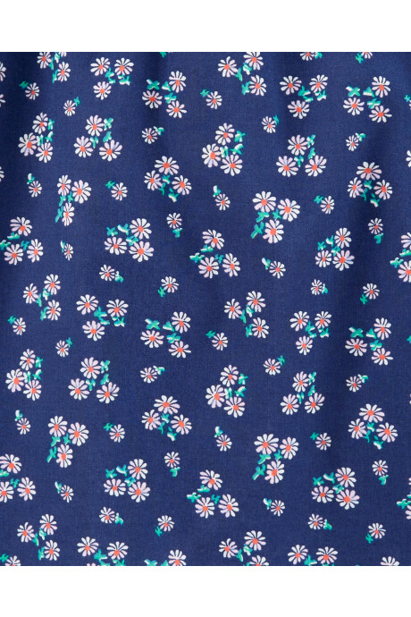Blusa de algodón con lazos diseño floral 0