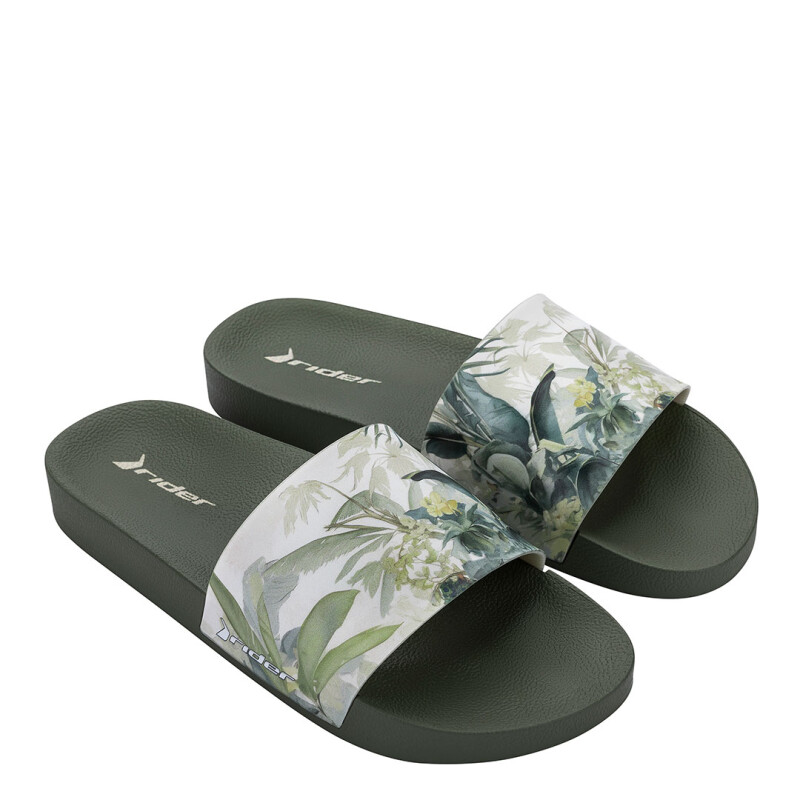 Sandalias de Mujer Rider Full 86 Ii Verde - Beige
