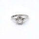 Anillo Antiguo En Oro 18K Y Brillante Anillo Antiguo En Oro 18K Y Brillante