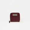 Billetera Con Cierre New Mia Floater Waxy Bordeaux