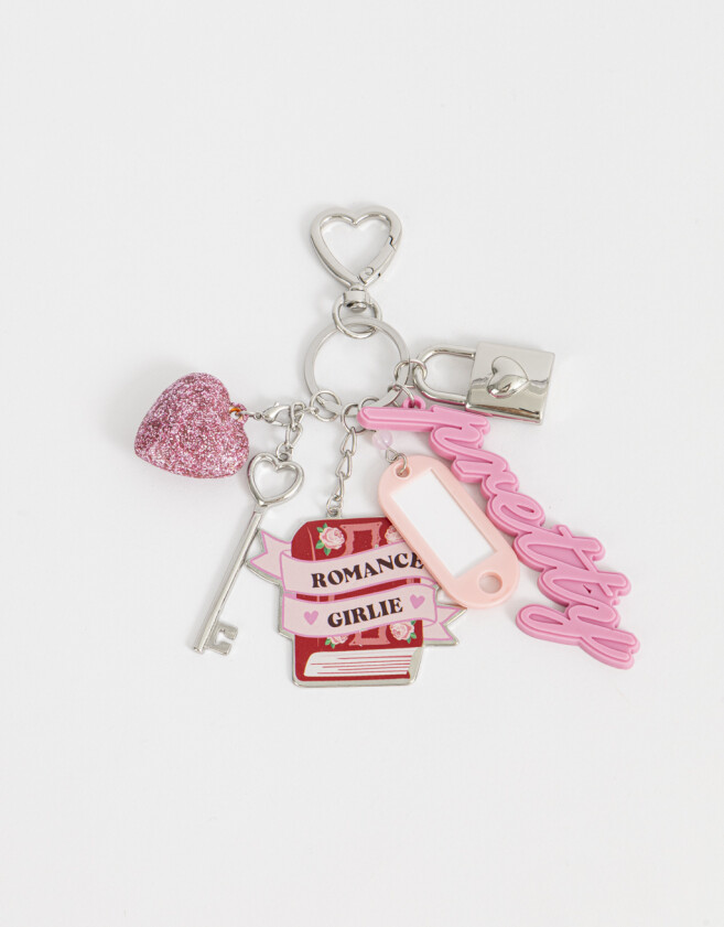 Llavero Metal Llavero Y Charm "in My Romance Era" - Combinacion Multicolor