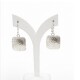 Caravanas pendientes Minimalista en Plata Caravanas pendientes Minimalista en Plata