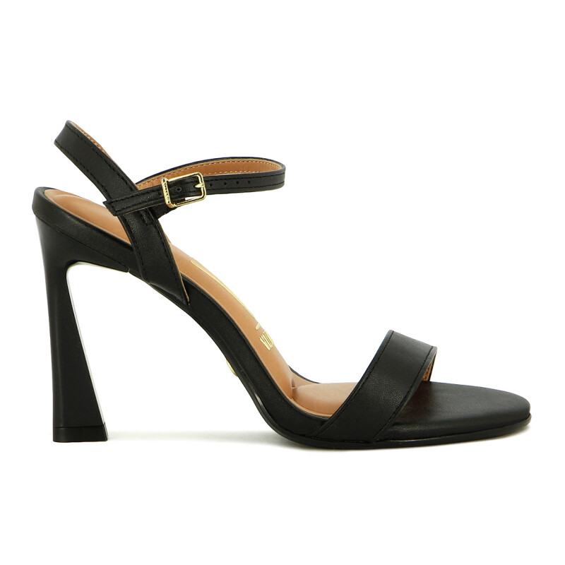 Sandalia Formal Mujer Vizzano Taco Alto Negro