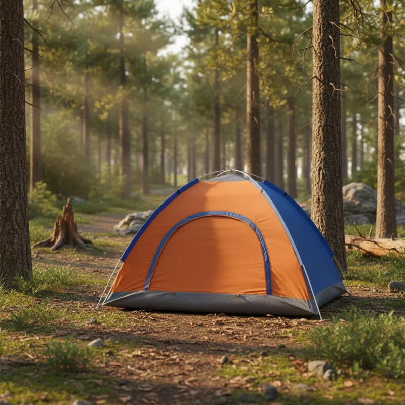 Carpa Outter Autoarmable Para Dos Personas 200 X 150cm Azul