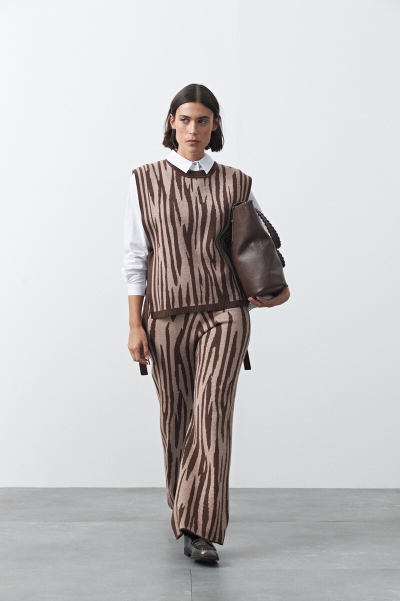 PANTALON LILAN Marrón oscuro