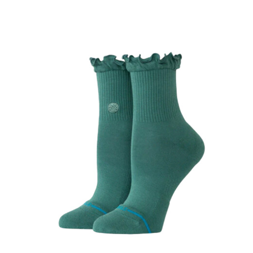 Medias Stance Ruffle Icon Quarter - Verde Medias Stance Ruffle Icon Quarter - Verde