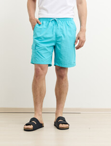 450401 SHORT HARRINGTON LABEL Turquesa