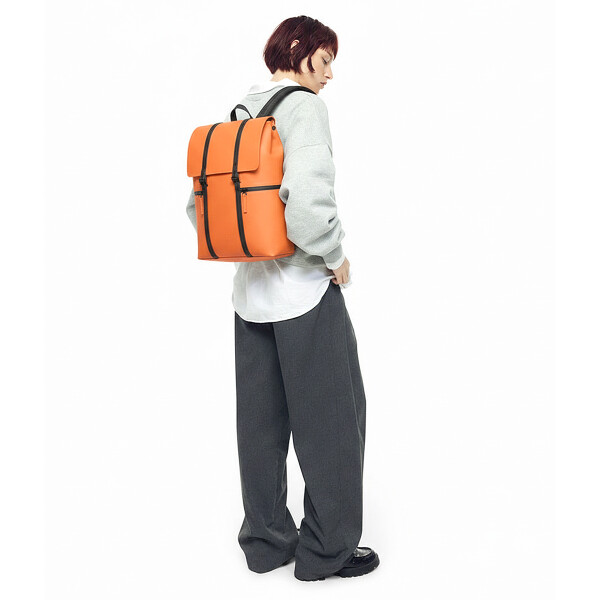 Mochila Gaston Luga Splash 2.0 Notebook Laptop Hasta 13" Color Naranja