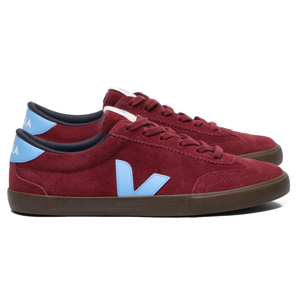 Zapatillas Veja Volley Suede Mujer Vinotinto