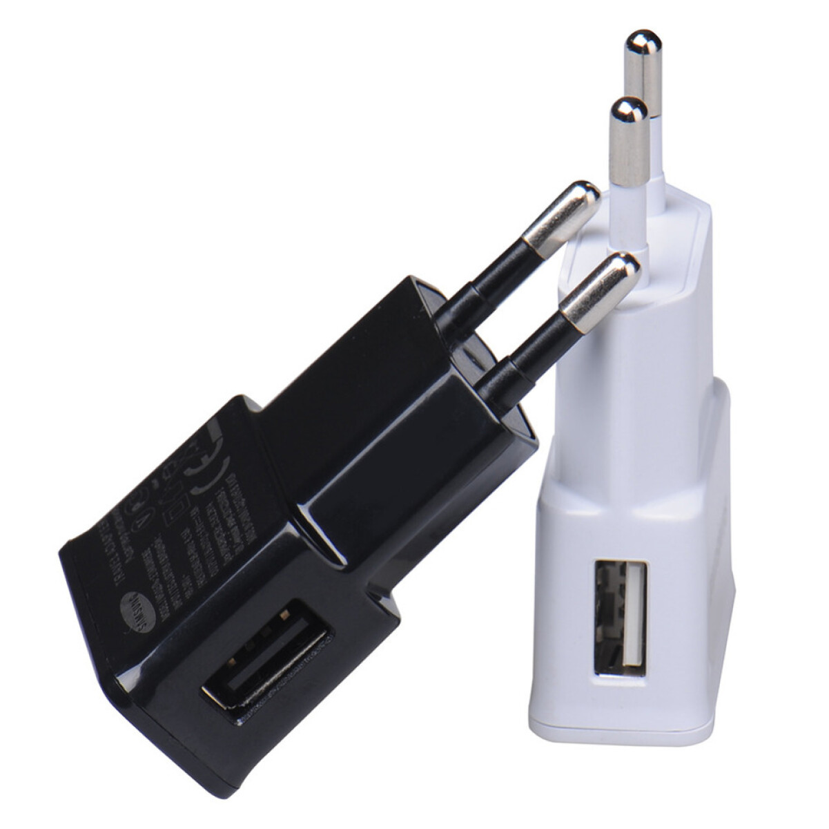 Cargador 220v a USB H - 2 A - Blancos - Blanco 