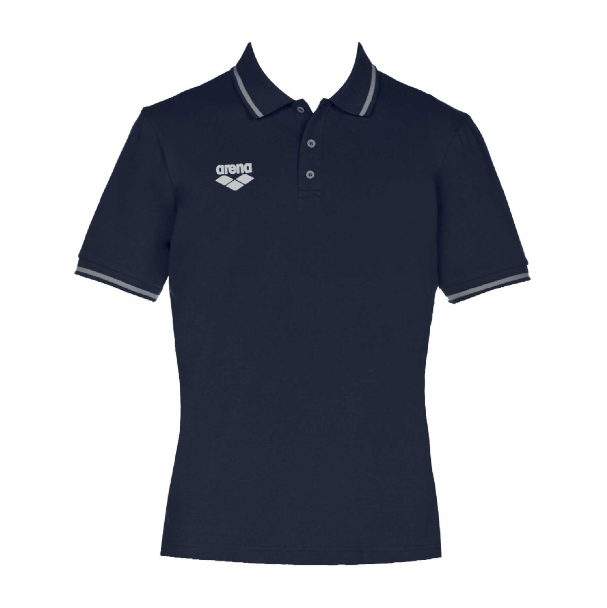 Remera Deportiva Unisex Arena Teamline Short Sleeve Polo - Azul Marino 