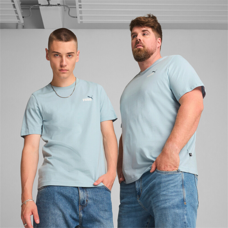 Camiseta Essentials 2 Col Small Logo Tee de Hombre Celeste