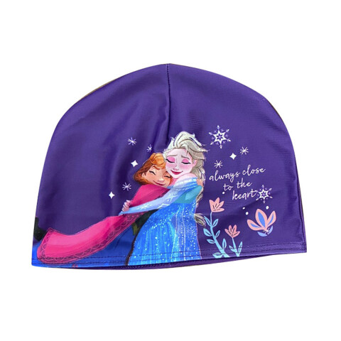 Gorra de Natación Infantil Frozen Talle Único VIOLETA