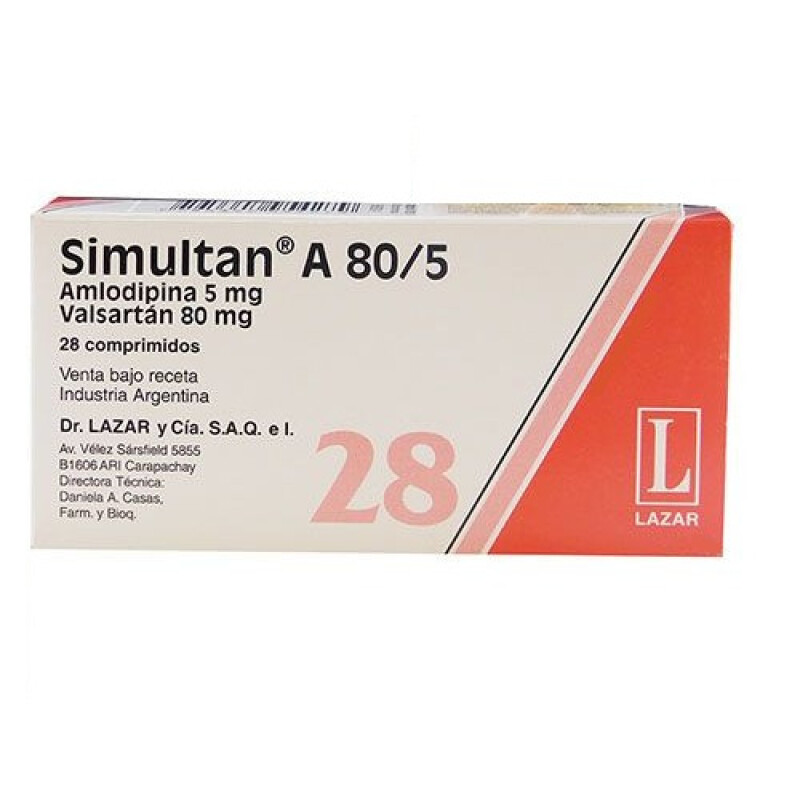 Simultan A 80 Mg./5 Mg. 28 Comp. Simultan A 80 Mg./5 Mg. 28 Comp.