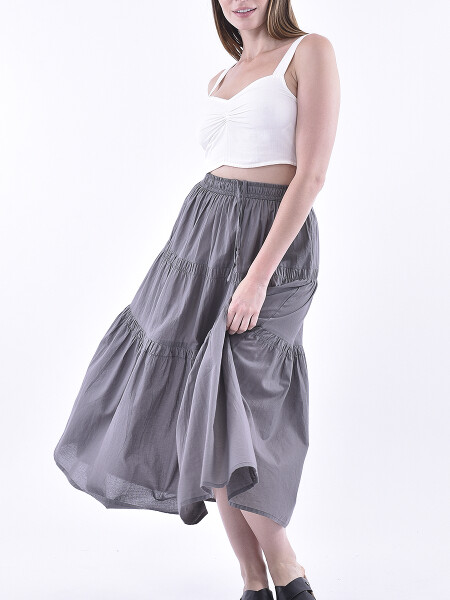FALDA BOMBAI GRIS OSCURO